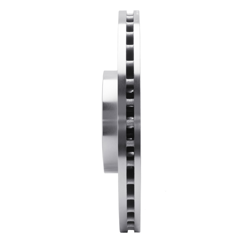 Land Rover Defender 110 Brake Rotor (1) - Front Right - R1 Concepts - Drilled & Slotted - Silver - `18-`25